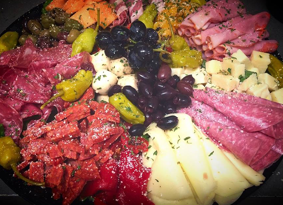 meat and cheese platter