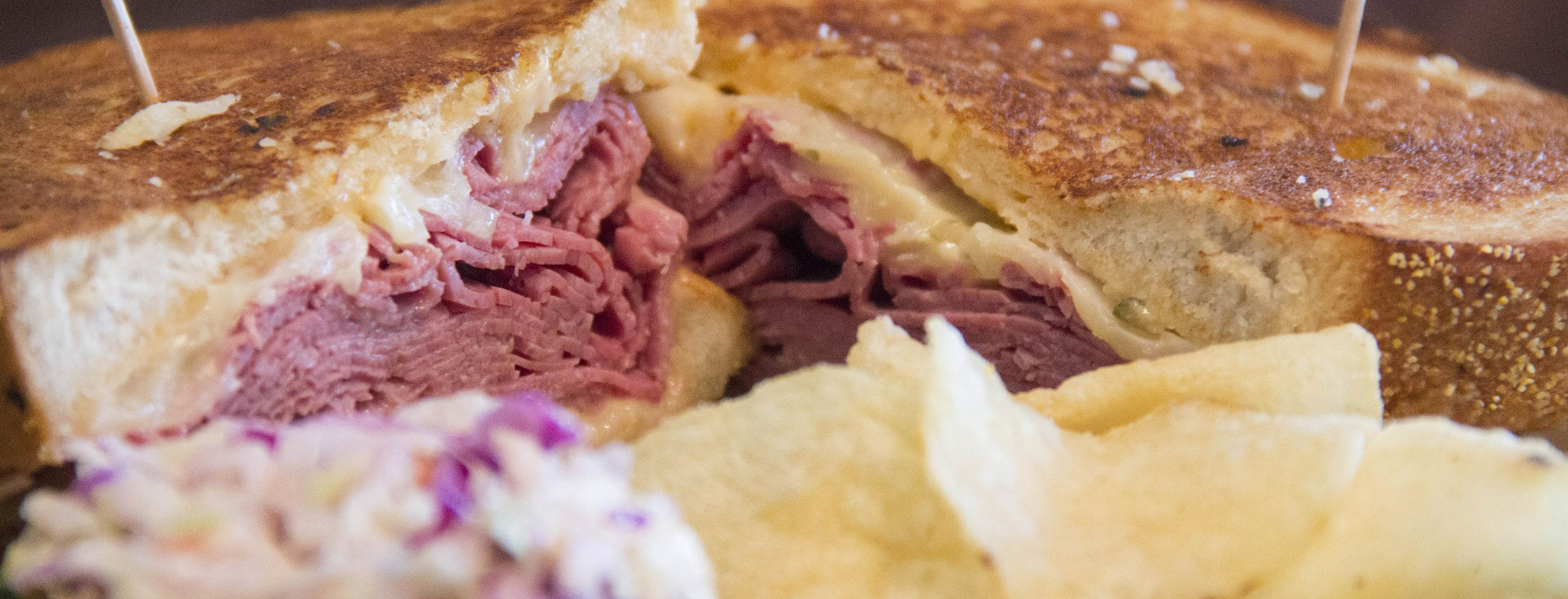 Corn beef sandwich